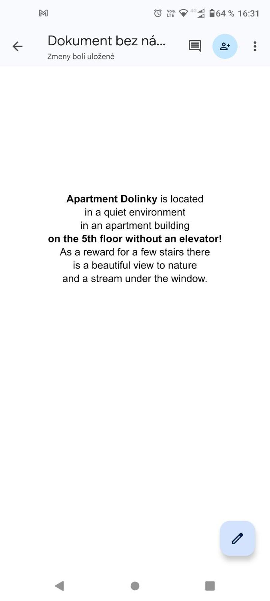 ווינה Apartman Dolinky מראה חיצוני תמונה